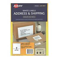 Avery 艾利 L7168-100 鐳射列印標籤 199.6 x 143.5毫米 每盒200個標籤