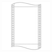 Listing Paper, 24x30.5cm, 54g/m², 1 + 3 Ply
