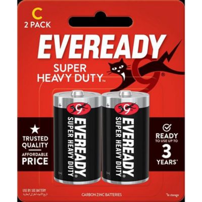 Everyday Super Heavy Duty Battery C Pack Of 2