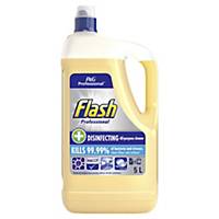 Flash Professional Disinfecting All Purpose Cleaning Liquid Lemon 5 Litre