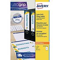 Avery L7171-25 Filing labels 200x60mm 4-UP - Pack Of 25