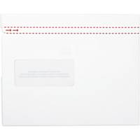 Document bags, Elco Quick Vitro Paper, C5, window on left, white, Pack of 250