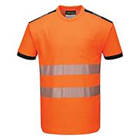 T-shirt alta visibilità Portwest T181 arancione/nero tg 5XL