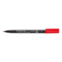 Staedtler® 318 Ohpen F permanent pen, red, per piece