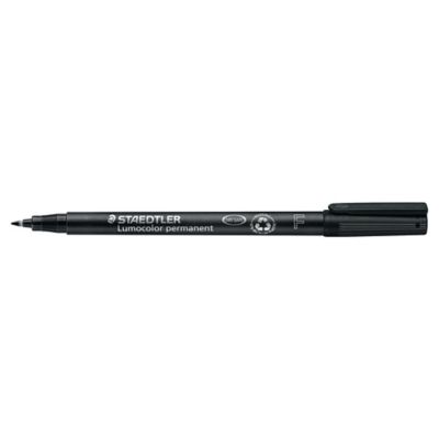Staedtler Lumocolor Permanent Pens Fine Black - Box of 10