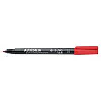 Staedtler Lumocolor Permanent Pens Medium Red - Box of 10