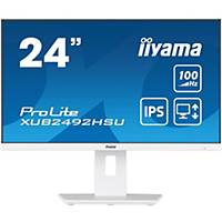 Ecran PC ultra fin IIYAMA Prolite - XUB2492HSU-W6- 24  - blanc