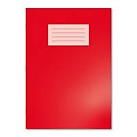 Oxford Exercise Book Plain 80 Pages A4 Red - Box of 50