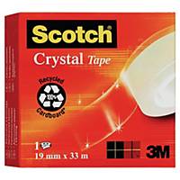 Lepicí páska 3M Scotch Crystal clear, 19 mm x 33 m