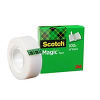 Ruban adhésif invisible Scotch® Magic™ Tape 810, l 12 mm x L 33 m