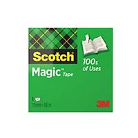Scotch® Magic™ Tape Onzichtbaaar plakband 810, B 19 mm x L 66 m, per rol