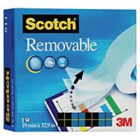 Scotch Magic 811 invisible tape repositionable 19mmx33 m