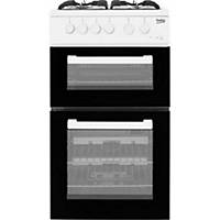 Beko KDG580W Freestanding Gas Cooker with Gas Grill - White - A+ Rated