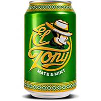 EL TONY Mate and mint drink 33cl, can, pack of 24
