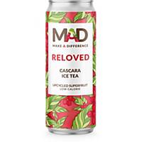 MAD RELOVED Cascara Iced Tea 33cl, can, pack of 24
