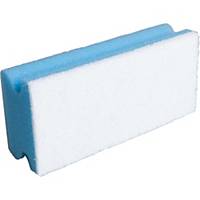 Sponge Edi Clean Basic, blue/white, pack of 10 pieces