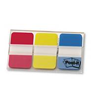 Dispensador Index mediano Post-it - colores brillantes - Pack de 3