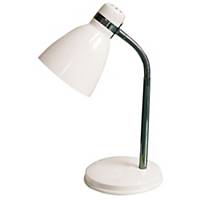 Stolní lampa Patric, e14 40w bez žárovky, bíla