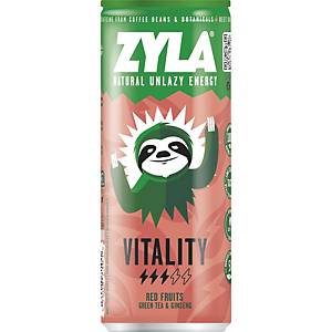 Zyla Vitality boisson énergétique aux fruits rouges, 25 cl, par 4