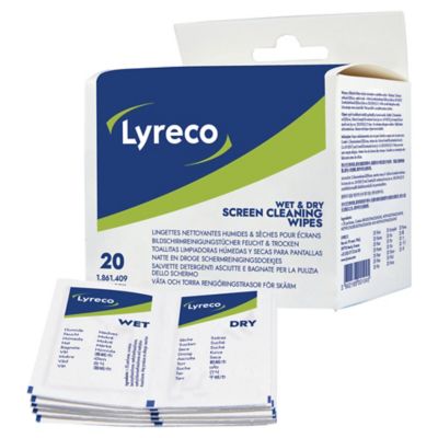 Lyreco wet/dry multi-purpose wipes tube 