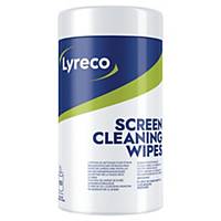 LYRECO SCREEN WIPES - PACK OF 100