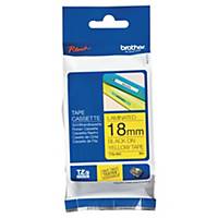 Brother TZe641 labelling tape 18mm black/yellow