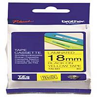 BROTHER P-TOUCH TZ141 TAPE 18MM CLR/BLK