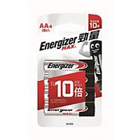 Energizer Alkaline Batteries AA - Pack of 4