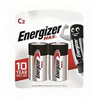 Energizer 勁量 鹼性電池 C - 2粒裝
