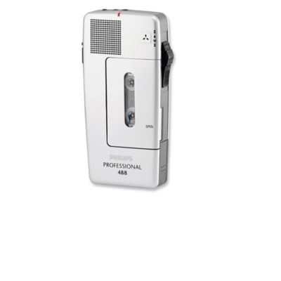 Diktiergerät Philips LFH0488, analog, silber