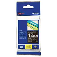 Brother P-Touch TZe Labelling Tape 8M X 12Mm - White On Black