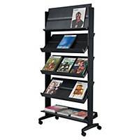 Free Standing Literature Holder Display Stand - 15 Shelves For A4 Documents