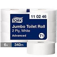 Tork Jumbo Toilet Paper Roll White T1