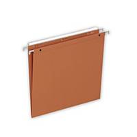 Lyreco suspension files for drawers V 330/250 orange 230 g/m²- box of 25