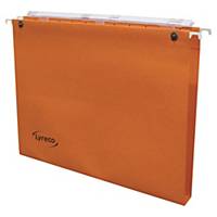Lyreco suspension files for drawers 15mm 330/250 orange - box of 25