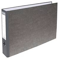 landinwaarts Editie biografie Prem'Touch®Ordner met hefboom, A3 landscape, rug 8 cm, grijs gewolkt, per  ordner