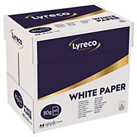 Lyreco Premium white paper A4 80g - box of 2500 sheets