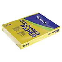 Paquete 500 hojas de papel Lyreco - A3 - 80 g/m2 - amarillo intenso