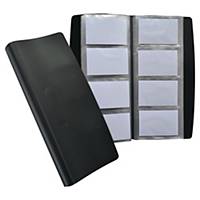 Elba business card folder for 240 cards black