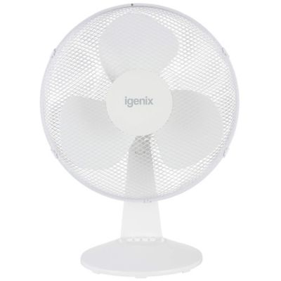 16 Inch Desk Fan White