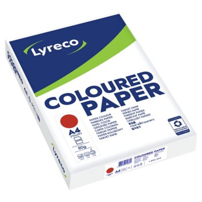 Kopierpapier A4, 80 g/m2 INTENSIVROT, Pack à 500 Blatt