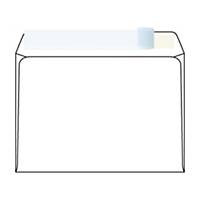 Weiße Briefumschläge - Haftabziehstreifen C6 (114 x 162 mm), 1000 Stück/Packung
