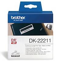 Endlosetiketten Brother DK-22211, 29mmx15,24m, weiss