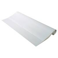 Papier tableau Lyreco uni blanc recyclé, 65x98 cm, 60 g, 50 feuilles, 5 rouleaux