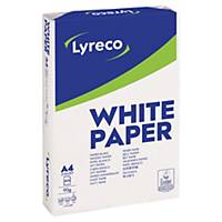 Lyreco White A4 Paper 90gsm - Box of 5 Reams (5 X 500 Sheets of Paper)