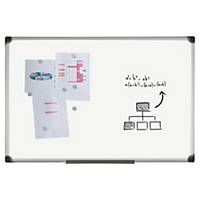 Tableau blanc émaillé Bi-Office Maya W - magnétique - 60 x 90 cm