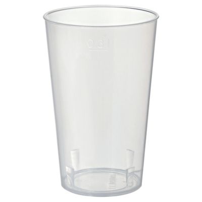 Duni Reusable Festive Glass 30cl Transparent, Pack of 288