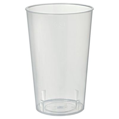 Duni Reusable Festive Glass 50cl Transparent, Pack of 150