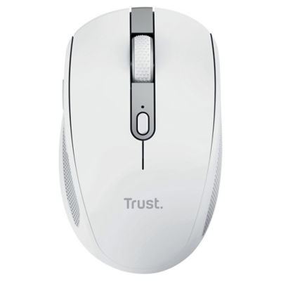 TRUST 24933 OZAA COMPACT W/LESS MOUSE WH