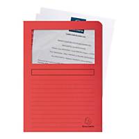 Elco Ordo File With Window Assorted Colours - Pack Of 100